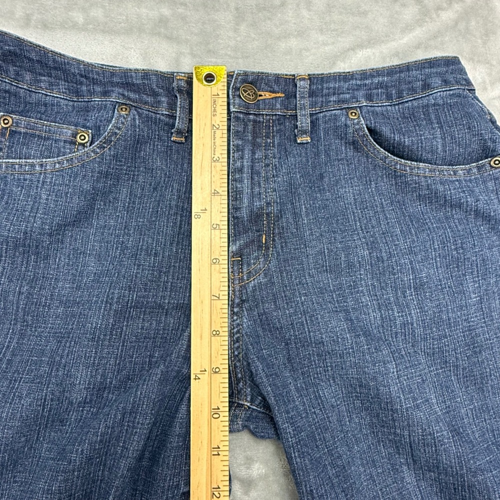 Bobbie Brooks Flare Leg Jeans Womens Size 12 Dark Wash Denim Y2K Style - Picture 8 of 11